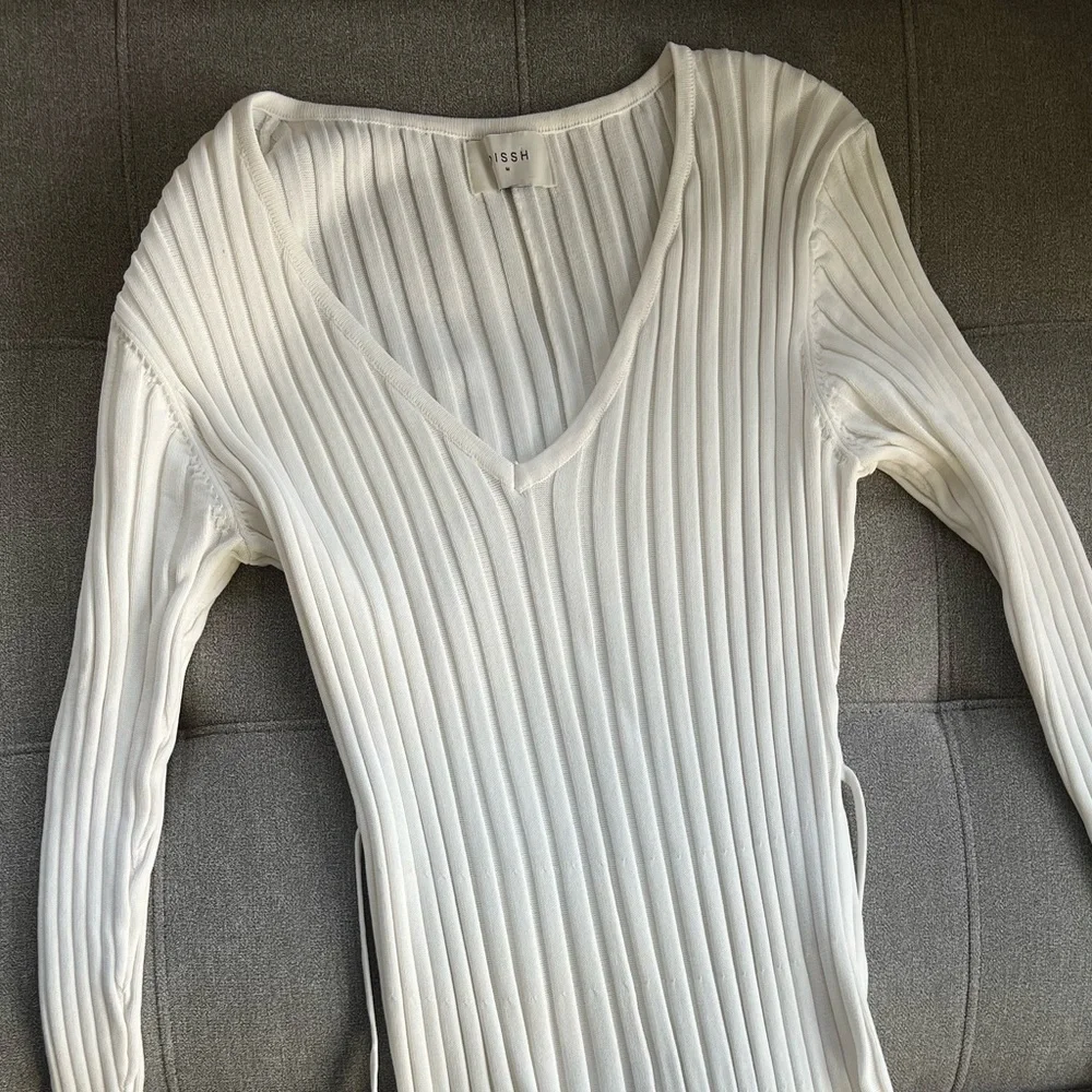 DISSH White Pleated Midi Dress - Picture 10 of 16